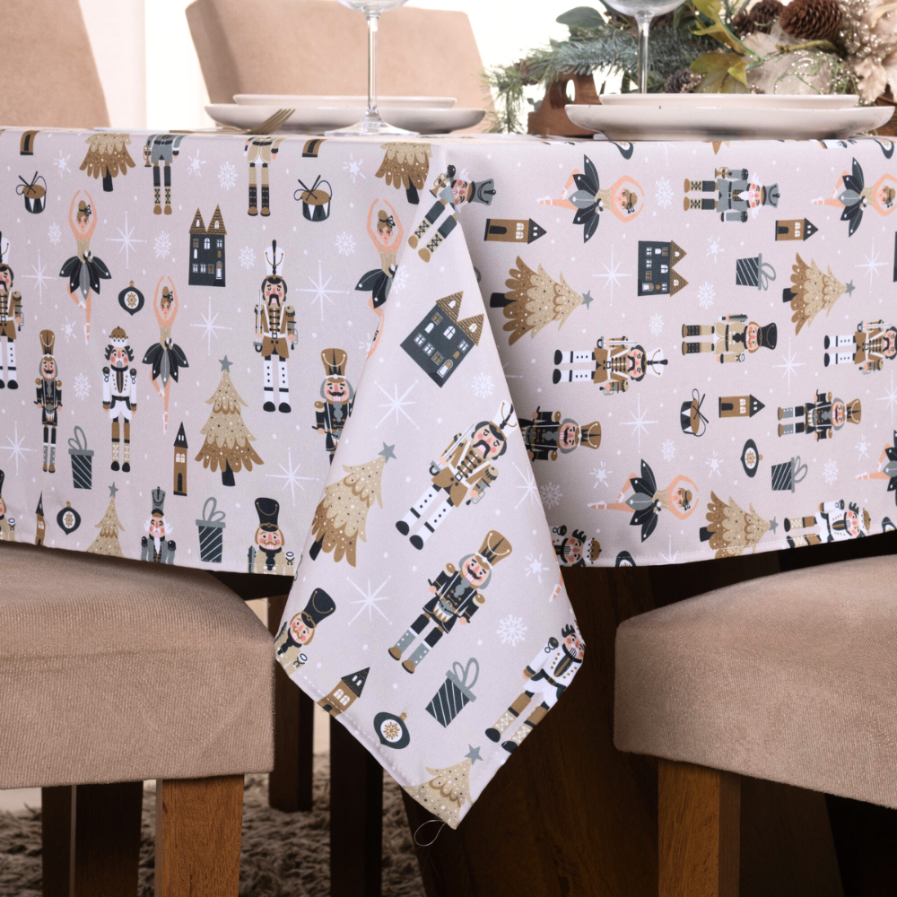 Toalha de Mesa Natalina British Christmas