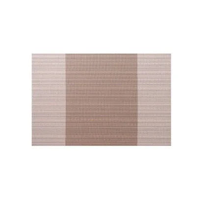 4 pçs/pçs/set pvc placemats mesa de jantar lugar esteiras antiderrapante prato tigela colocação resistente ao calor mesa tapetes decorativos de plástico