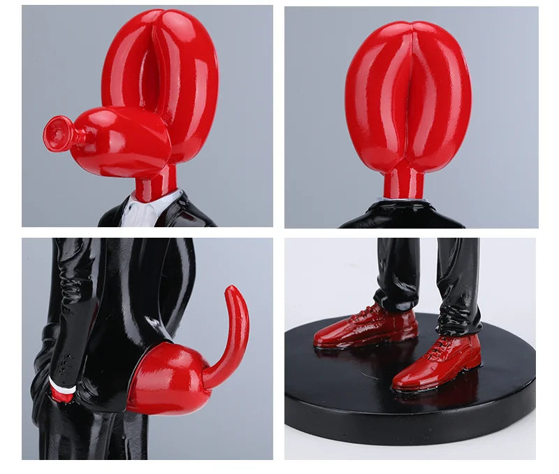 Escultura de Resina Nobel Pup - Casa Ornato