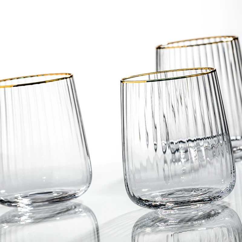 Copo Royale com Aro Dourado - Casa Ornato