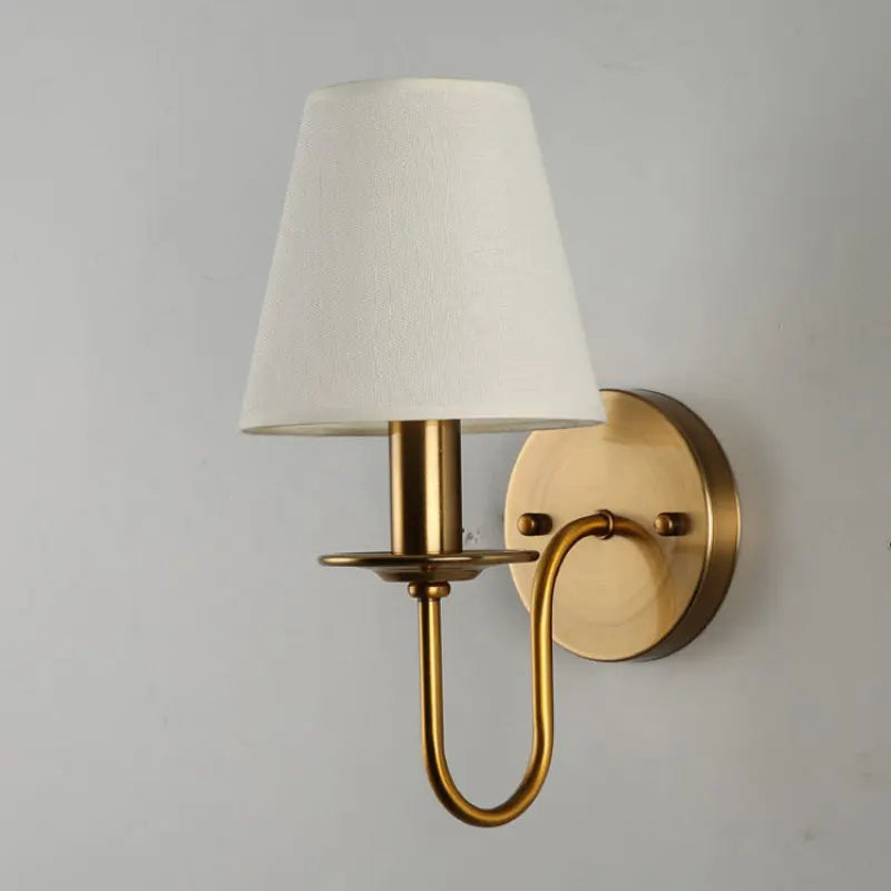 Tecido e14 lâmpada de parede quarto lâmpada cabeceira moderno simples estilo europeu sala estar do hotel estudo escritório luz parede do corredor lâmpada