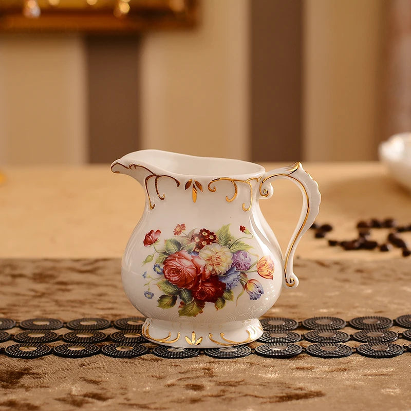 Conjunto De Copo De Café Europeu, Prato Britânico, Cerâmica De Alta Qualidade, Xícara De Chá Preto Ocidental, Chá Da Tarde, Prateleira De Entrega