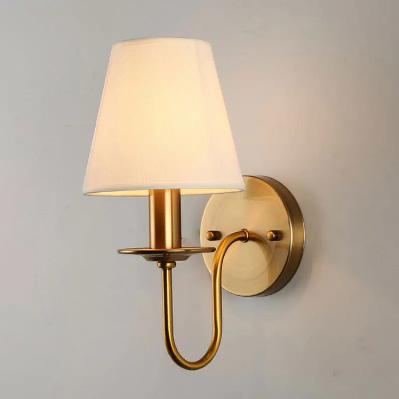 Tecido e14 lâmpada de parede quarto lâmpada cabeceira moderno simples estilo europeu sala estar do hotel estudo escritório luz parede do corredor lâmpada