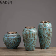 Panela De Cerâmica De Faiança Artesanal, grande vaso grosso, artesanato retro, ornamentos cerâmicos, decoração de piso, vaso de barro