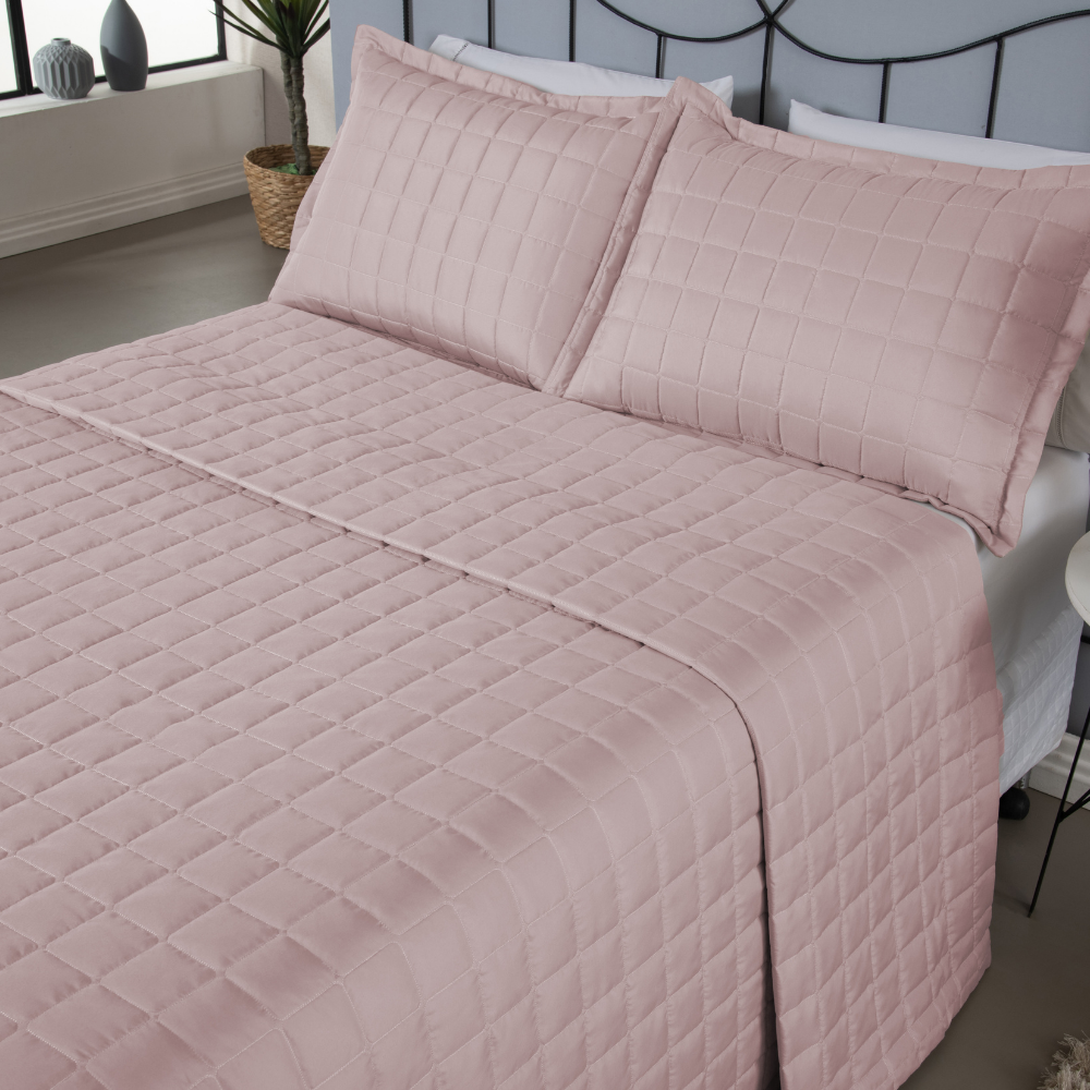 Kit Cobre Leito Casal Matelado Dupla Face Soft 3 Peças – 100% Poliéster