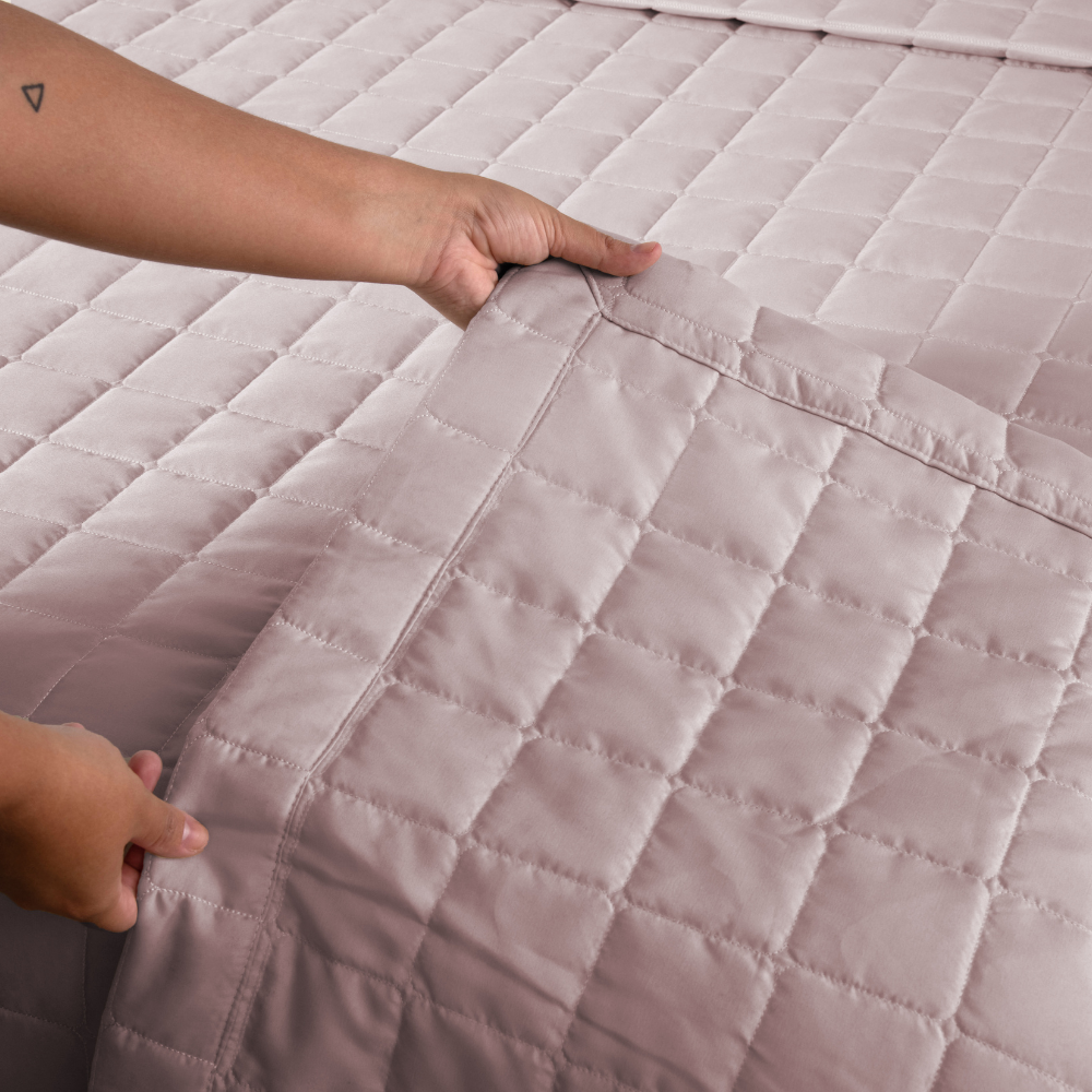 Kit Cobre Leito Casal Matelado Dupla Face Soft 3 Peças – 100% Poliéster