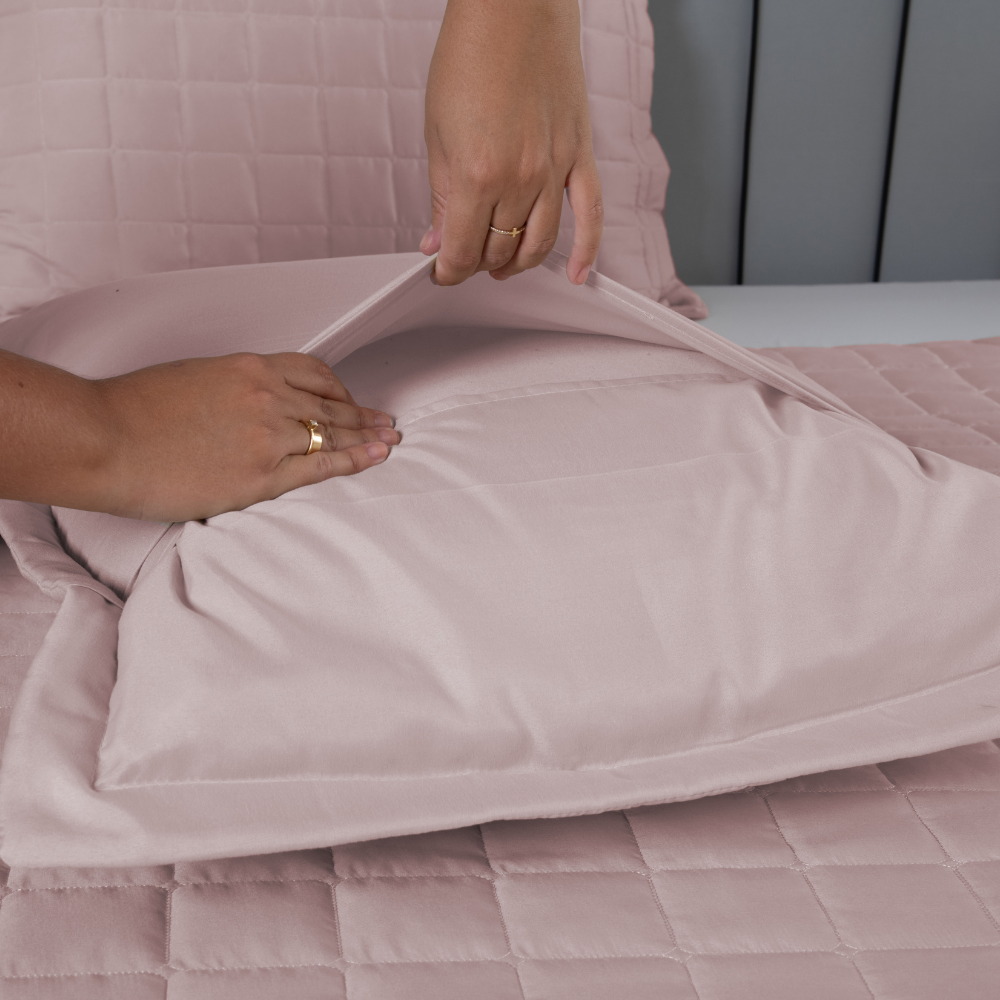 Kit Cobre Leito Casal Matelado Dupla Face Soft 3 Peças – 100% Poliéster
