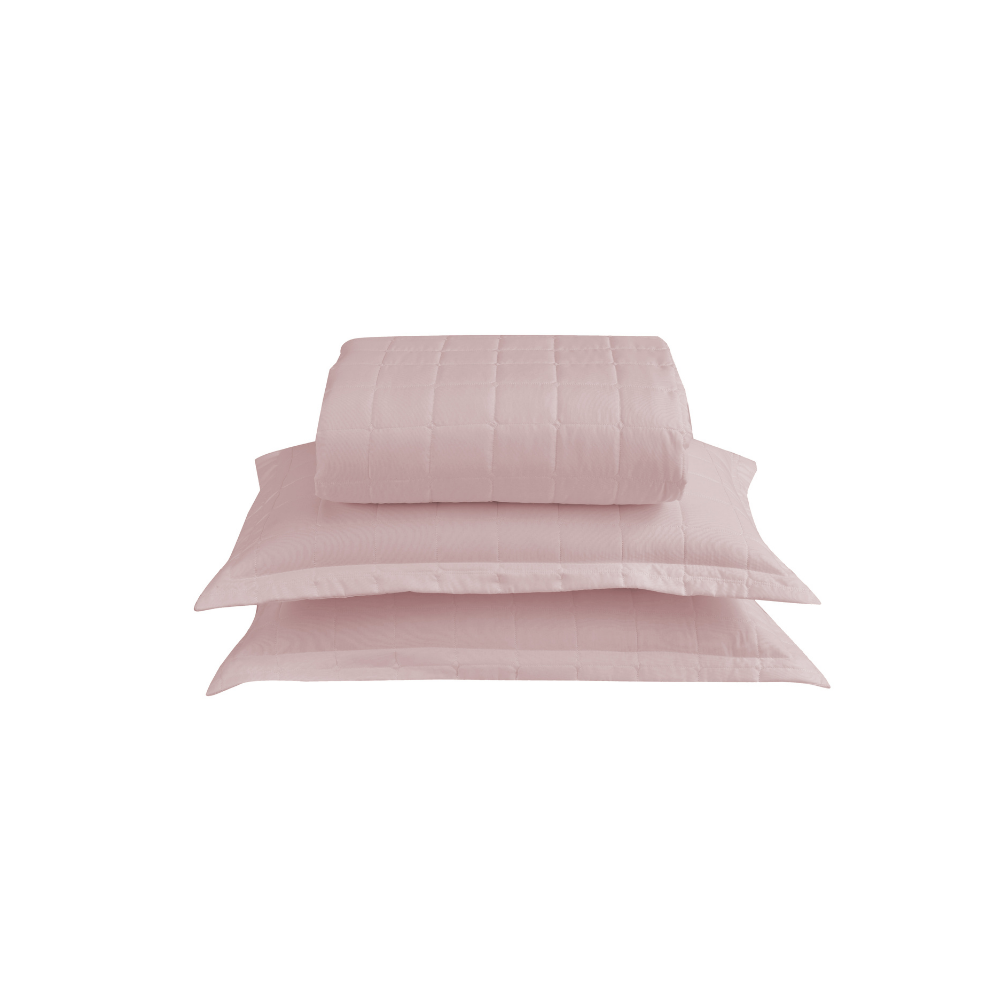Kit Cobre Leito Casal Matelado Dupla Face Soft 3 Peças – 100% Poliéster