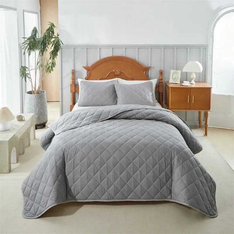 Colcha Acolchoada Luxuosa de Dupla Face - Casa Ornato