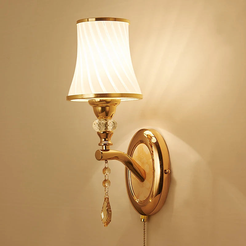 Arandela Elegante com Interruptor de Corda - Casa Ornato