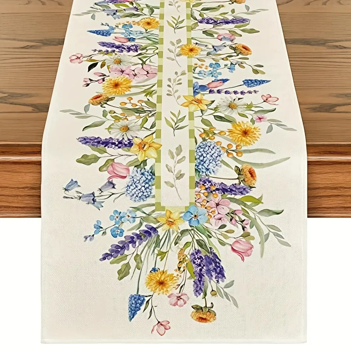 1pc flor flores tulipa verão mesa runner13 "x 72" seasonawedding férias cozinha mesa de jantar decoração, festa em casa indoordecor