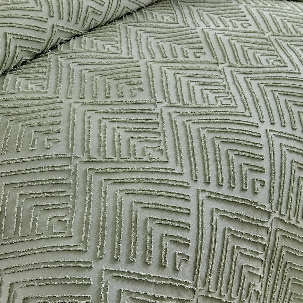 Elegância Textural: Conjunto de Edredom e Fronhas - Casa Ornato