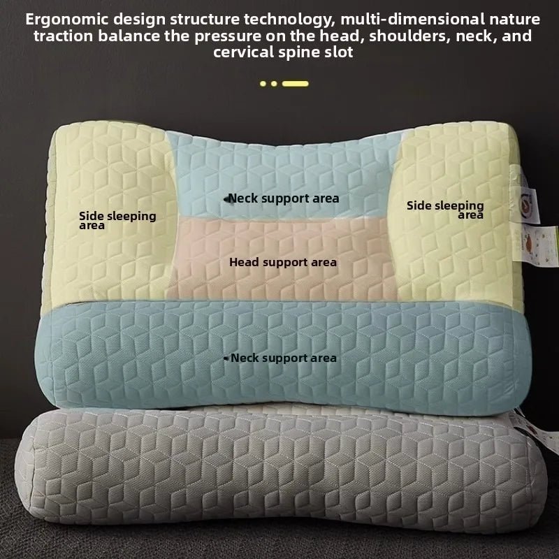 1pc pescoço travesseiro ajuda proteção do sono pescoço massagem sono travesseiro uso quarto cama tamanho 48x74cm
