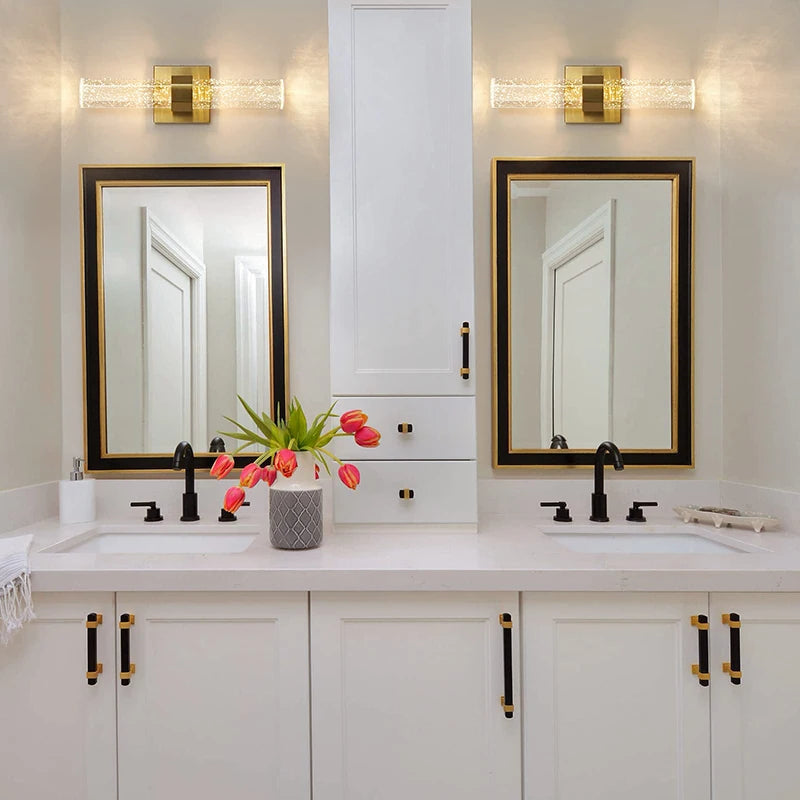 Bolha de cristal lâmpadas parede moderna iluminação led ouro arandelas parede interior sala estar fundo tv quarto corredor decoração casa lustre