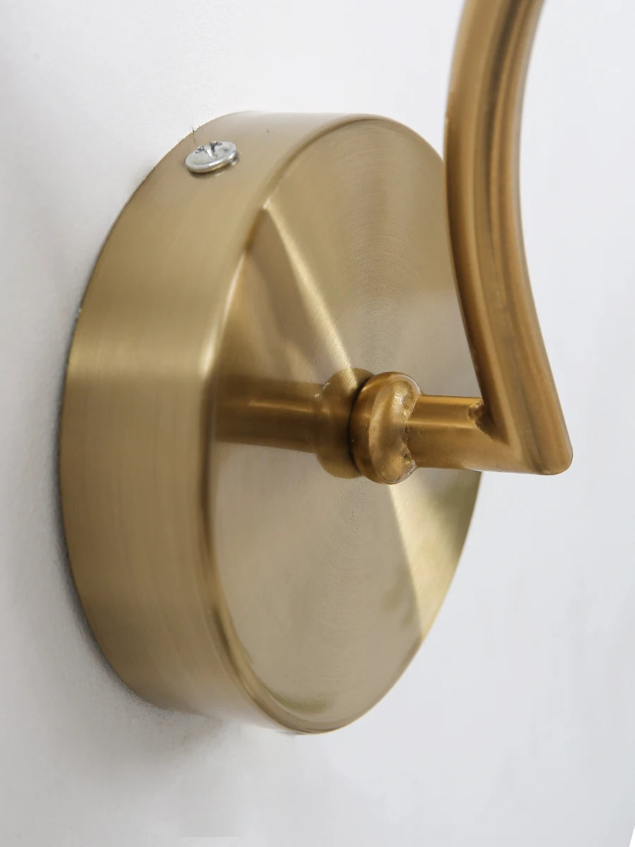 Moderna lâmpada de parede led cor luz parede vidro nordic minimalista sala estar quarto cabeceira arandela jantar cozinha luminária interior