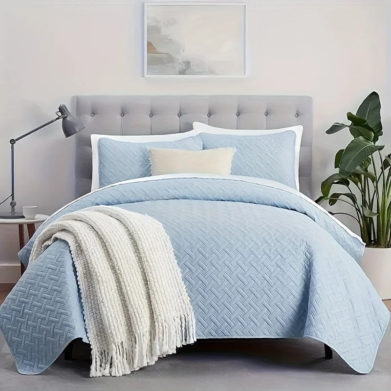 Conjunto Morandi Relevo – Colcha com Fronhas - Casa Ornato