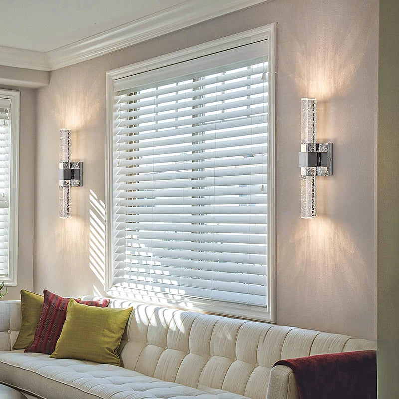 Bolha de cristal lâmpadas parede moderna iluminação led ouro arandelas parede interior sala estar fundo tv quarto corredor decoração casa lustre