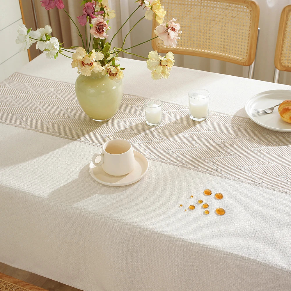 Battilo vintage retângulo toalha de mesa de linho capa de mesa à prova dwaterproof água resistente a manchas para mesa de jantar decoração da cozinha