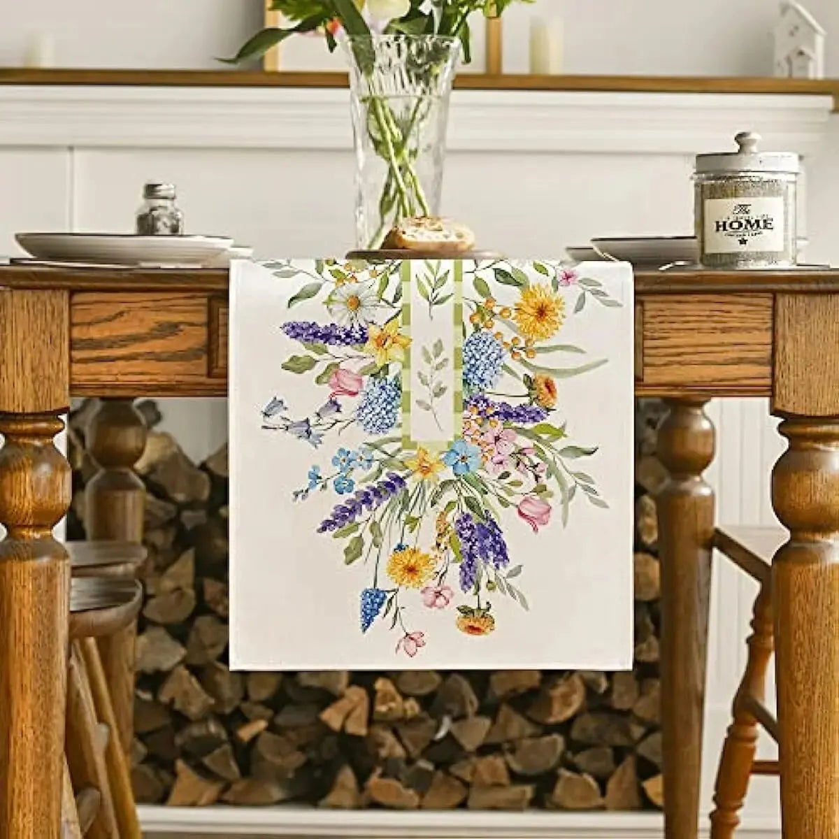 1pc flor flores tulipa verão mesa runner13 "x 72" seasonawedding férias cozinha mesa de jantar decoração, festa em casa indoordecor