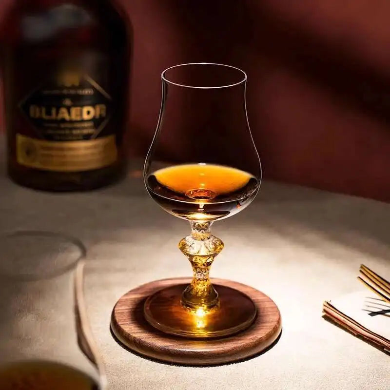 Macallan king copo de uísque luxo cristal vinho degustação snife profissional copita nariz vidro melhor taça de uísque puro artesanal
