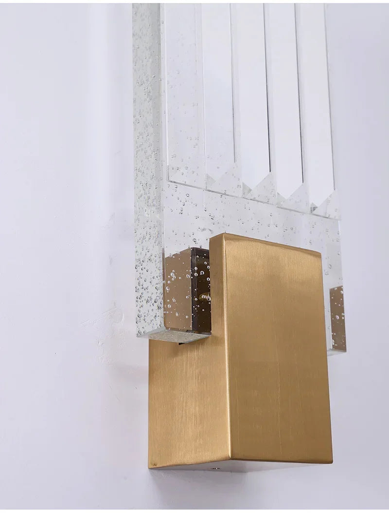 Simples e moderno lâmpada de parede vidro criativo estudo quarto cama luz luxo decoração corredor sala estar fundo parede luzes led