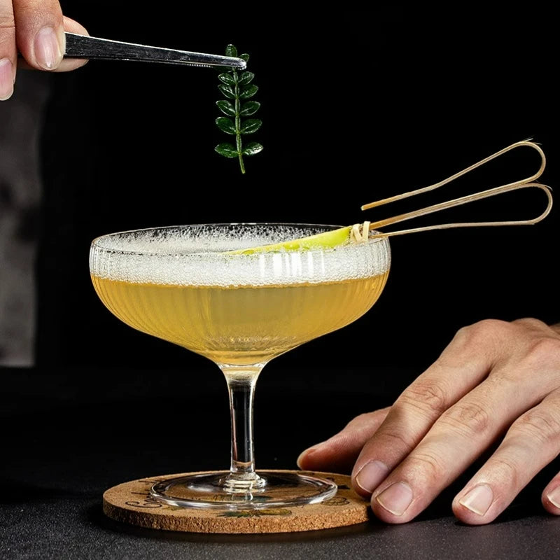 Vidros De Cocktail De Torre Vertical Criativa, Vidro Maitini Simples, Cálice Transparente De Champanhe, Acessórios De Festa Bar