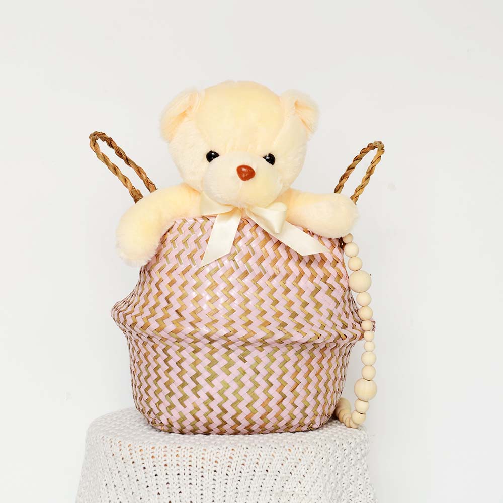 Cesta de Vime Artesanal Boho Elegance - Casa Ornato