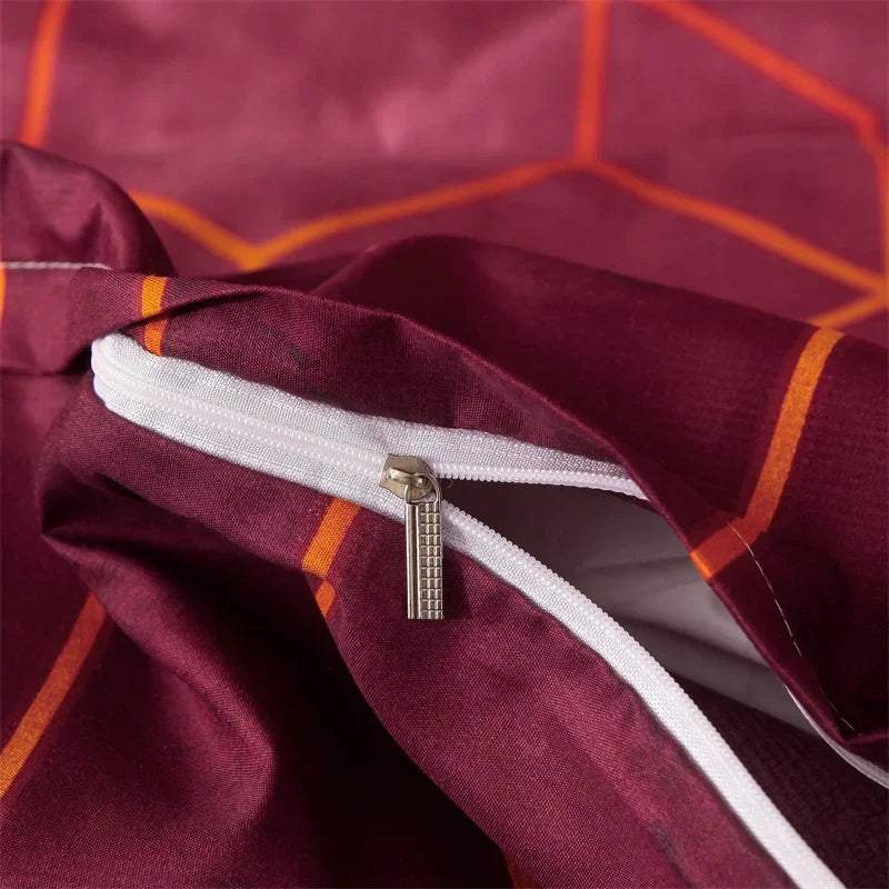 3 pçs conjunto de edredom verde duplo/completo/queen/king/single/duplo tamanho, conjuntos de cama geométricos para homem mulher, capa de edredão de mármore