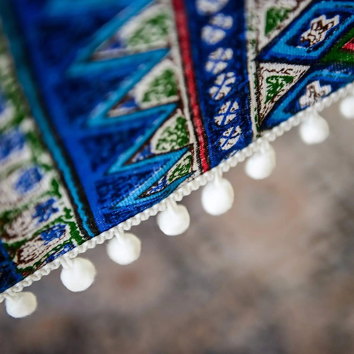 Toalha de mesa antiderrapante, estilo étnico, boêmia, festa do sudeste asiático, europeu e americano, resistente ao desgaste, algodão