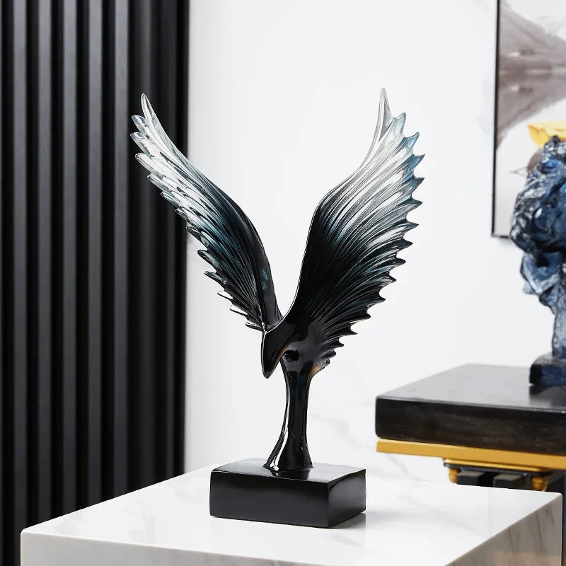 Estátua de Asas Ethereal Wings - Decoração Elegante - Casa Ornato