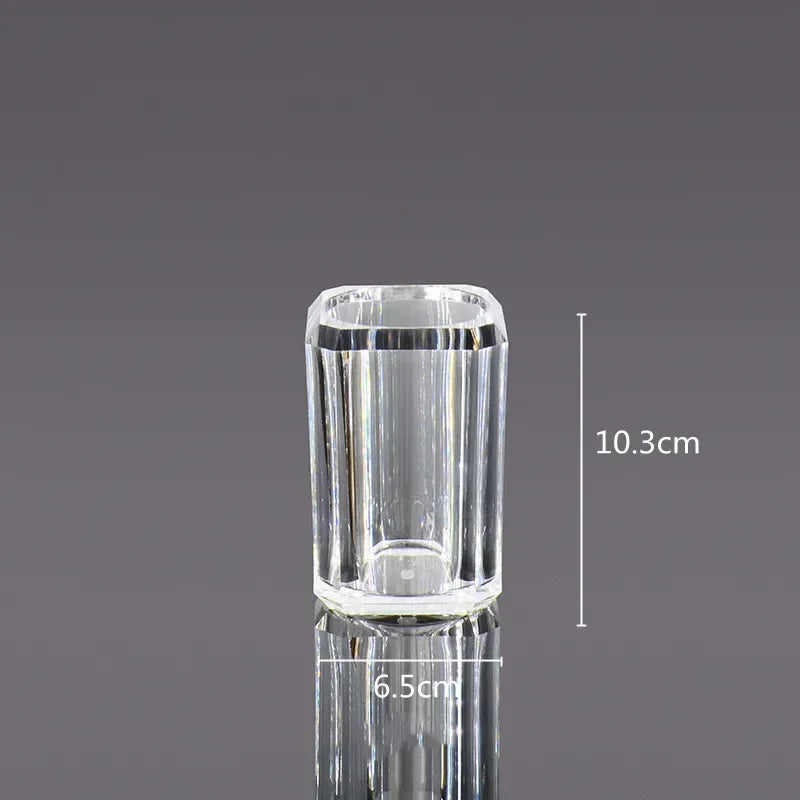 Conjunto Crystal Bath de Acessórios de Banheiro - Casa Ornato