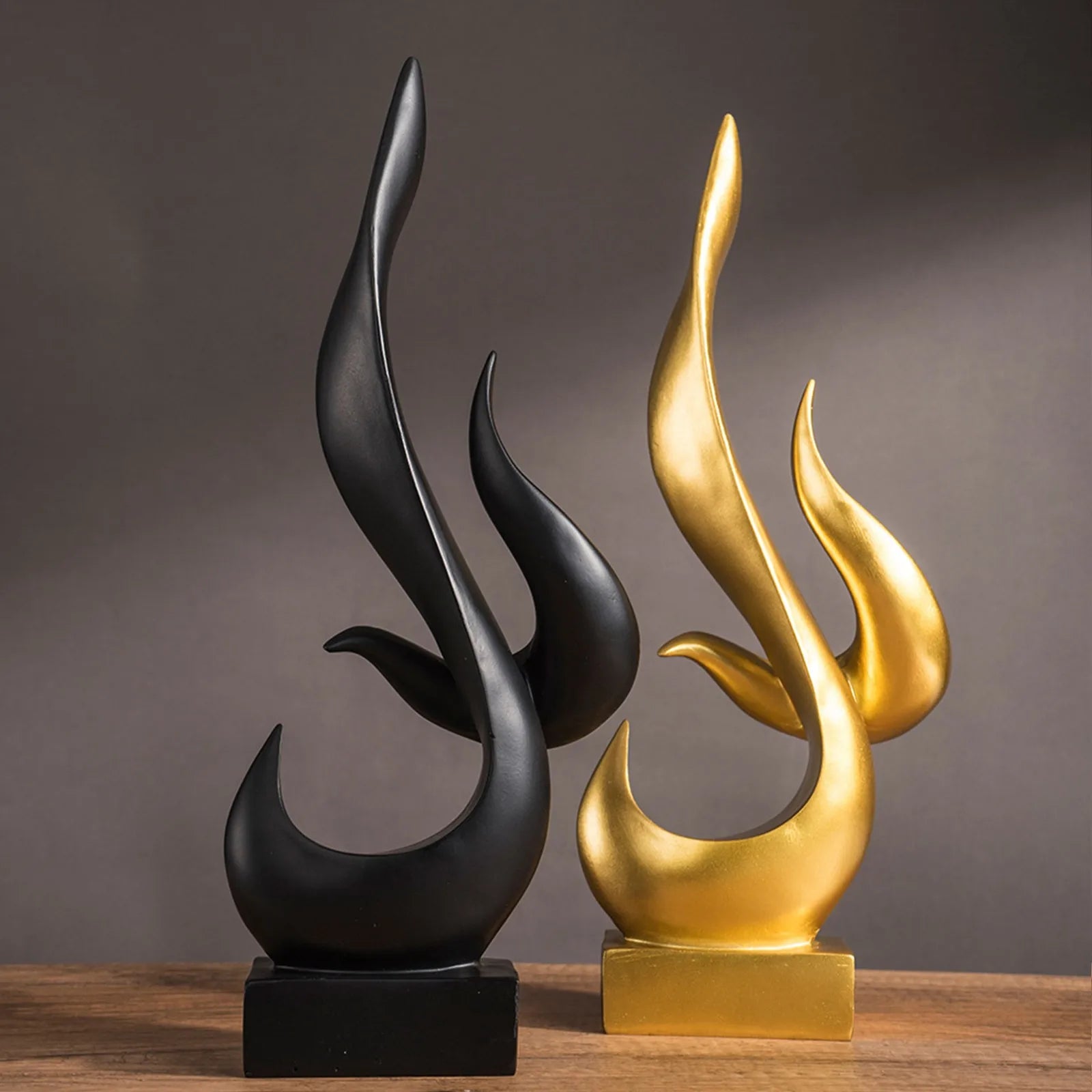 Chamas exclusivas ornamento de resina criativo decoração de mesa casa atmosfera configuração decoração prop festival presente aniversário