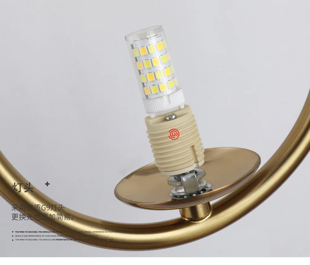 Nordic criativo luxo bola de vidro conduziu a lâmpada parede sala estar metal moderno e minimalista cabeceira luz parede quarto luminárias