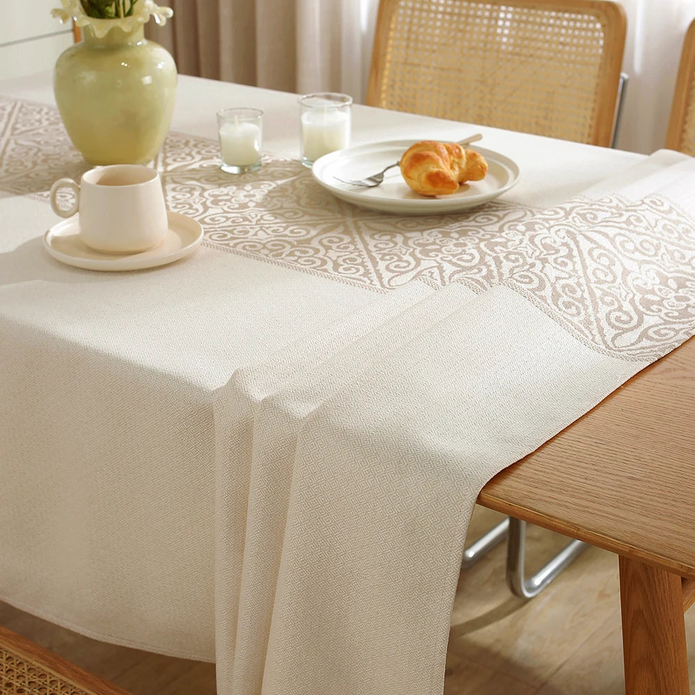 Battilo vintage retângulo toalha de mesa de linho capa de mesa à prova dwaterproof água resistente a manchas para mesa de jantar decoração da cozinha