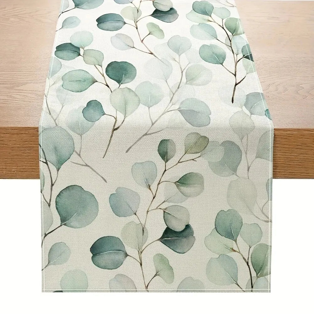 1pc flor flores tulipa verão mesa runner13 "x 72" seasonawedding férias cozinha mesa de jantar decoração, festa em casa indoordecor
