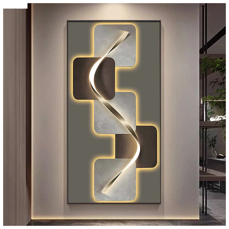 Pintura em Tela de Estátua Moderna - Casa Ornato