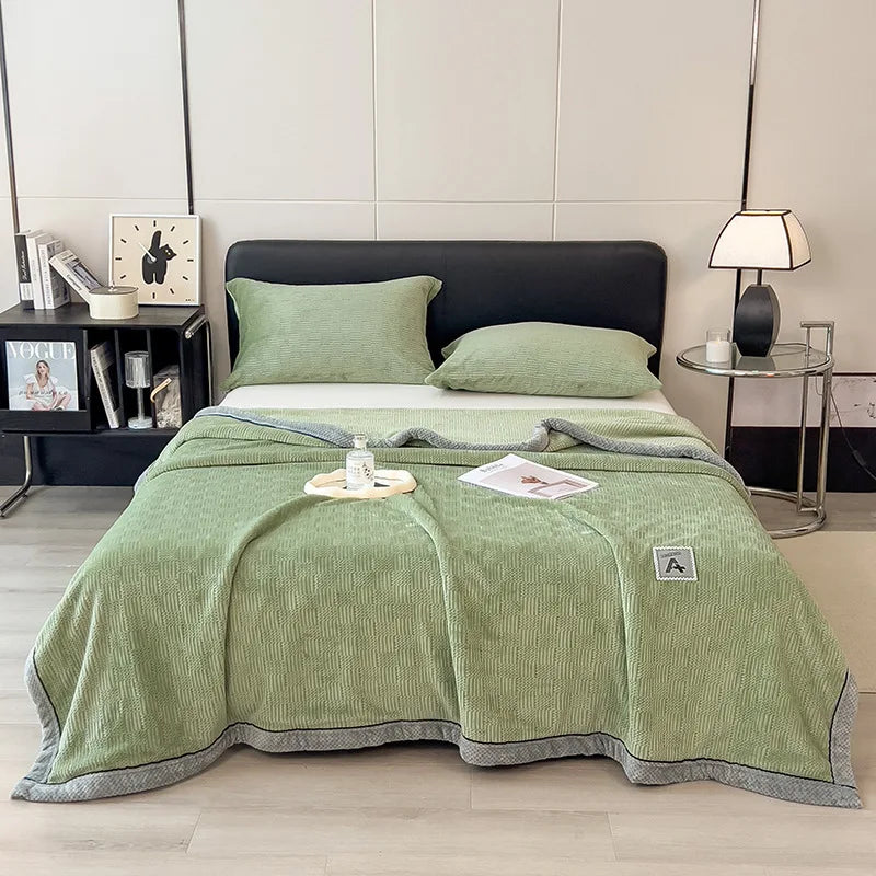 Cobertor de Veludo Coral Elegância - Casa Ornato