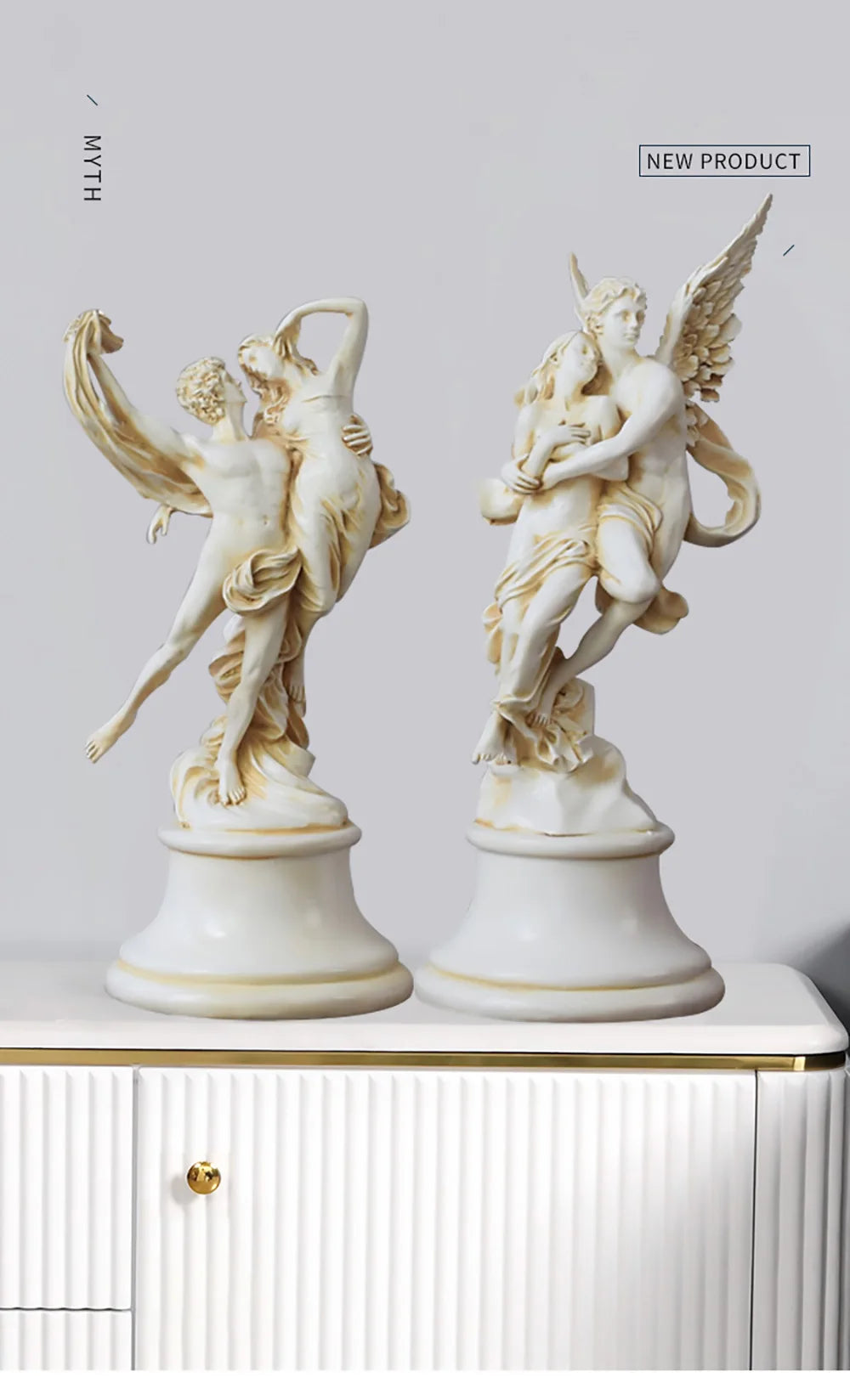 Escultura Deus Grego do Amor - Casa Ornato