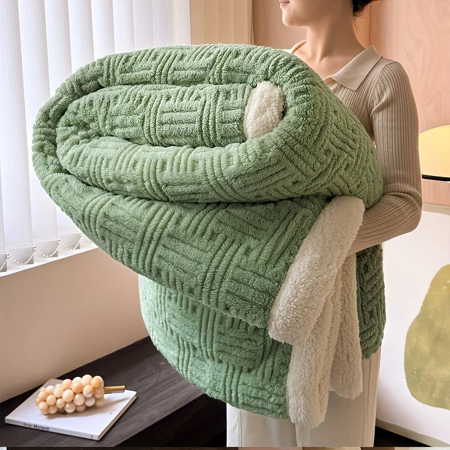 Cobertor Duplo de Luxo Vintage em Plush - Casa Ornato