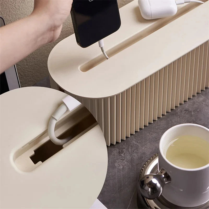 Caixa de Armazenamento Elegante para Cabos - Casa Ornato