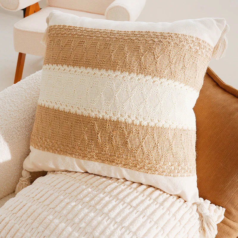 Capa de Almofada em Jacquard - Casa Ornato