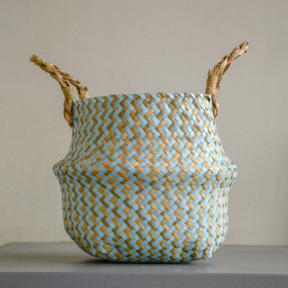 Cesta de Vime Artesanal Boho Elegance - Casa Ornato