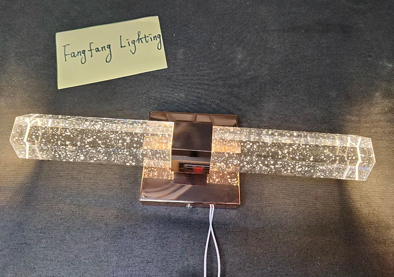 Bolha de cristal lâmpadas parede moderna iluminação led ouro arandelas parede interior sala estar fundo tv quarto corredor decoração casa lustre