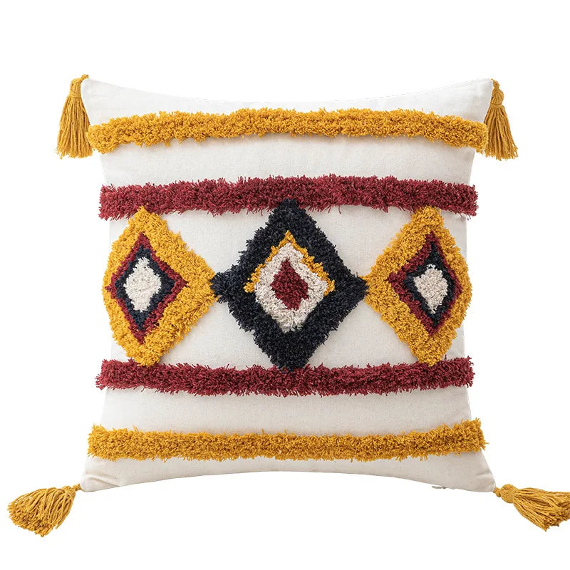 Capa de Almofada Decorativa Boho Chic - Casa Ornato