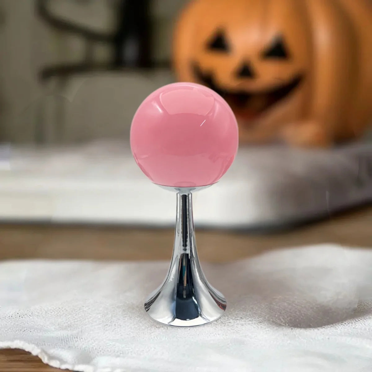 Luminária de Mesa Esfera de Vidro Elegante - Casa Ornato