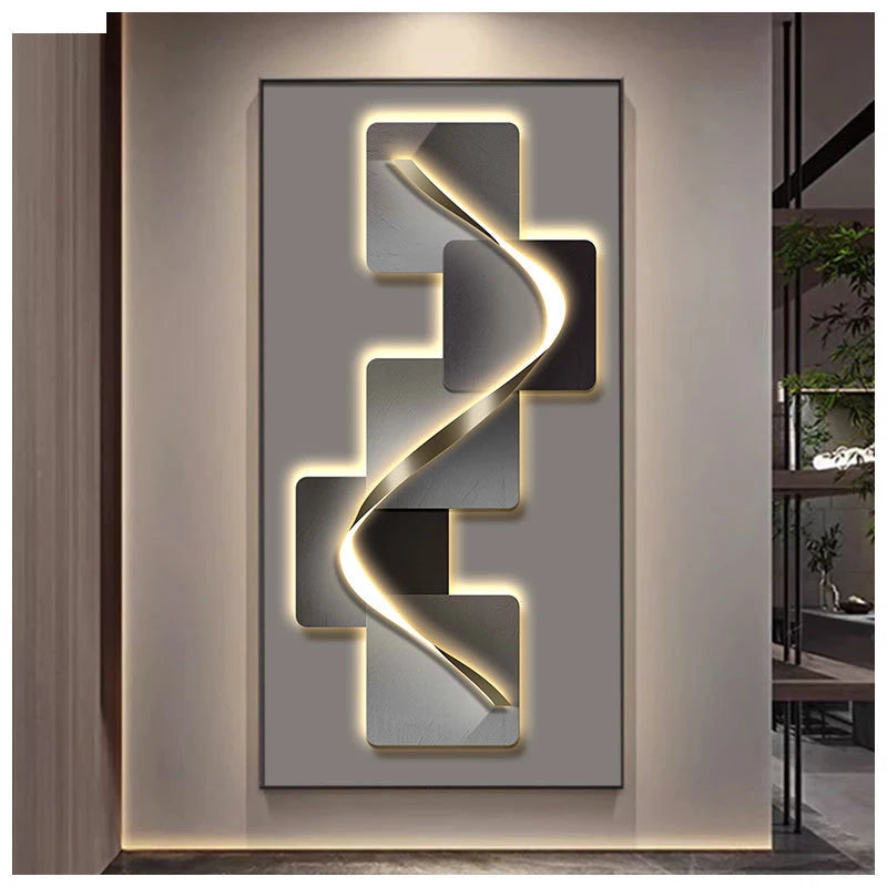 Pintura em Tela de Estátua Moderna - Casa Ornato