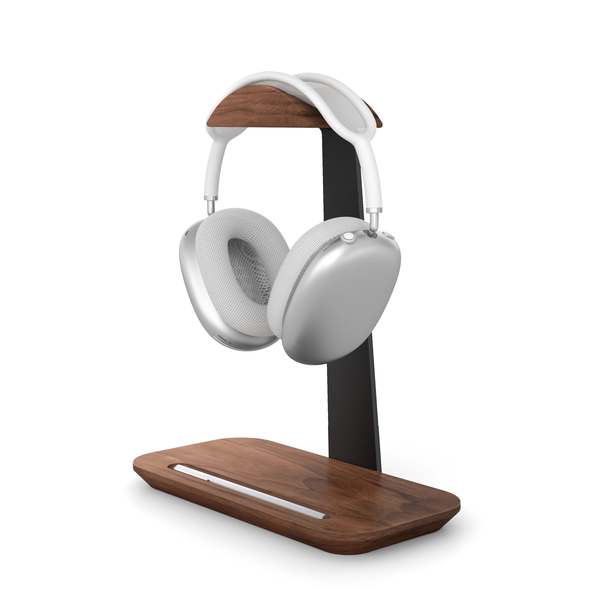 Suporte Escultural de Madeira para Fones - Casa Ornato