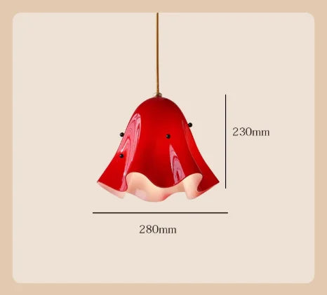 Lustre de vidro vintage francês-lâmpada de cabeceira criativa colorida para quarto-luz retrô de passagem para corredor e entrada