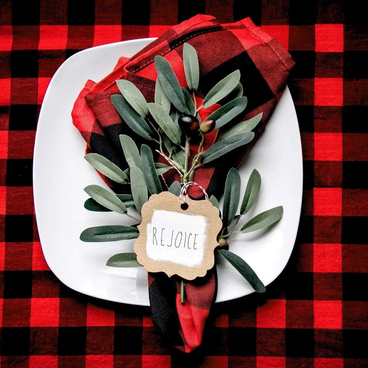 12 pçs natal vermelho verde pano guardanapos escocês tartan xadrez placemats ano novo natal decorativo festivo festa em casa decoração de mesa