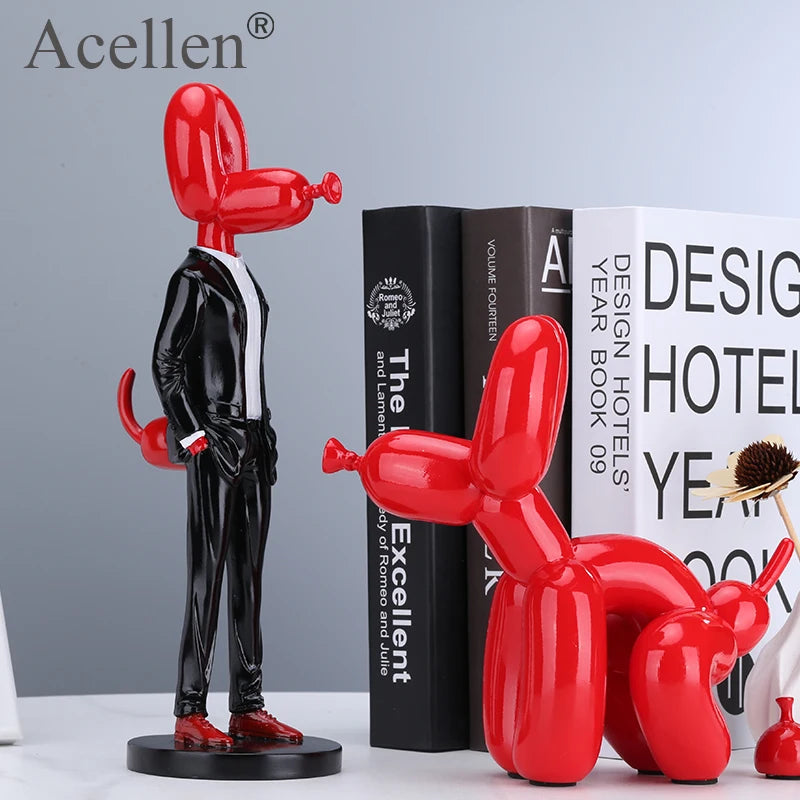 Escultura de Resina Nobel Pup - Casa Ornato